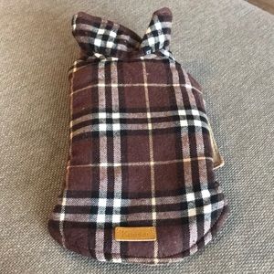 Reversible light dog jacket